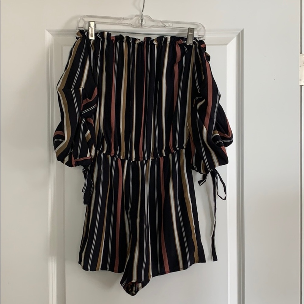 Off the shoulder romper